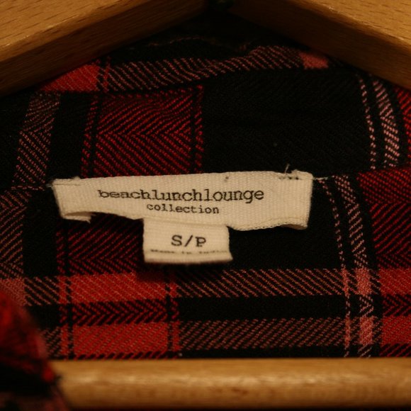 BeachLunchLounge Charley Buttoned Shirt Red/Black - Picture 3 of 6